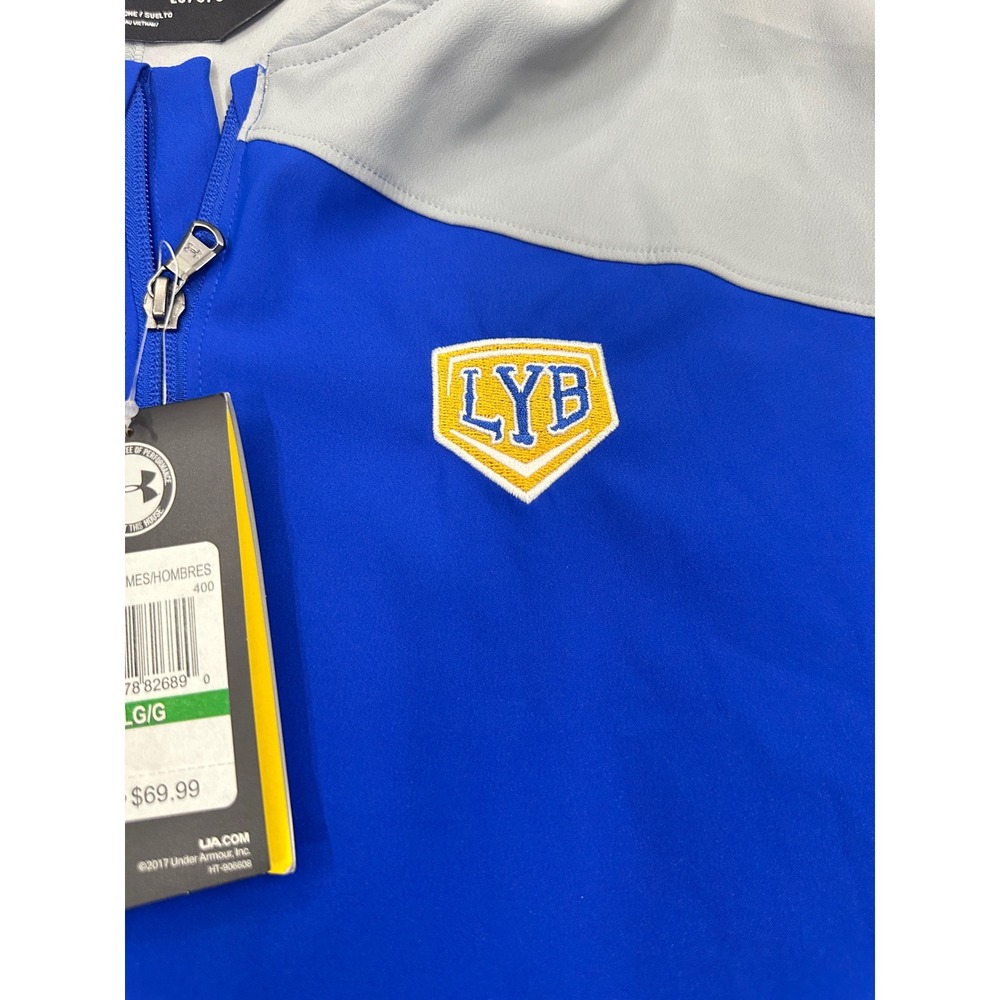 Under Armour Loose Jacket Pullover Storm Water Resistant LYB Patch Logo Sz L NWT - Picture 5 of 10